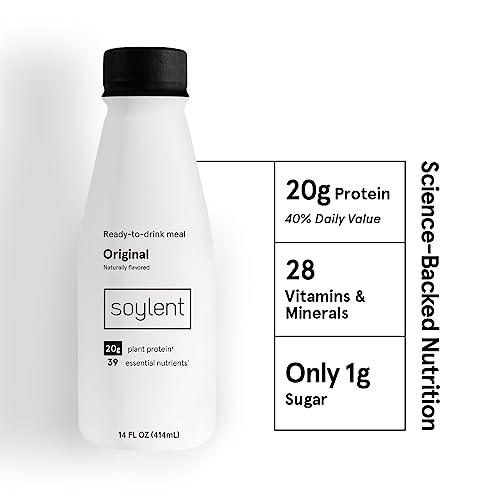 Soylent Original Meal Replacement Shake, ReadytoDrink Plant Based