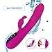 Mixfun Rabbit Vibrator Dildo G Spot vibrators with Bunny Ears for Clitoris Stimulation Waterproof Sexy Toys Clit Stimulator with 16 Vibration Modes Quiet Dual Motor for Women USB Magnetic Rechargeable