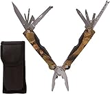 Emprovo - Multitool Plier Pocket Tool - Multipurpose Knife with Pliers - Folding Pocket Knives Multi Tool - Knife Pliers Multi Tools - Multi Blade Knife , Camouflage