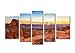 iPainting Split Landscape Canvas Print Wall Art Framed - Arches National Park, Utah, USA in the Sunset - 5 Panel Set - Home Decoration for Ready to Hang