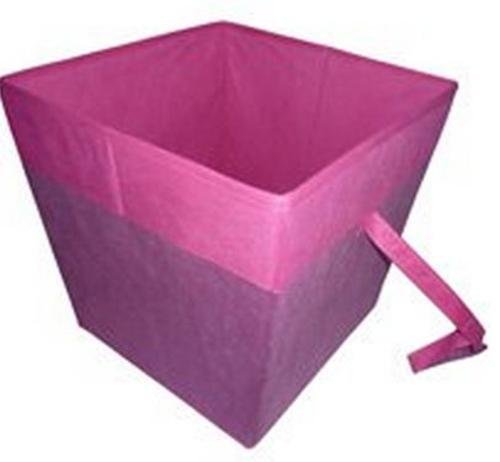 HOMEBASIX 05000953P Storage Bin, 15 by 15 by 15-Inch, Purple
