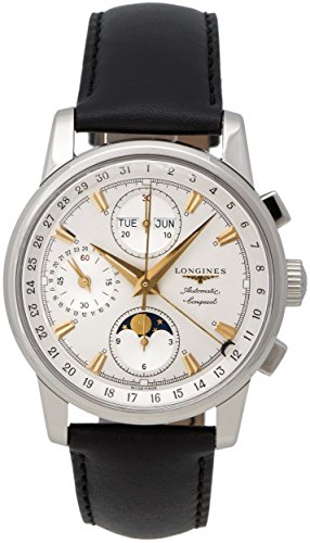 ایگرد | قیمت و خرید Longines Conquest Heritage Automatic Chronograph Steel  Mens Watch Silver Dial Calendar L1.642.4.77.2