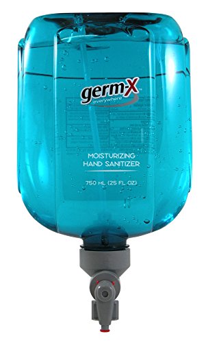 Germ-x OmniPod 1000043329 Moisturizing Hand Sanitizer Refills, 750 mL, Teal (Pack of 2)