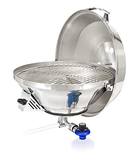 Magma Products, A10-217-3 Marine Kettle 3, A10-217-3, Combination Stove & Gas Grill, Propane Portable Oven, Party Size 17"