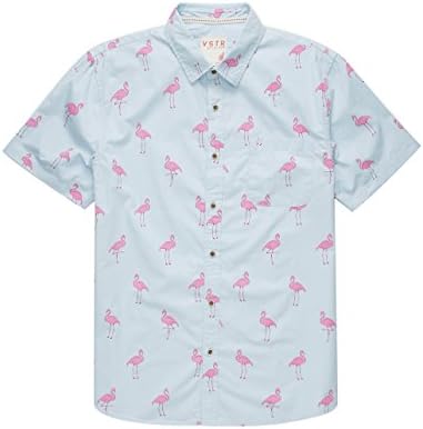 VSTR Flamingo Shirt, Blue, Large