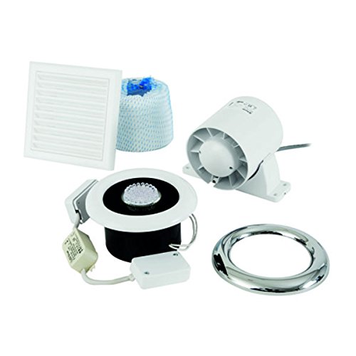 Buy Xpelair ALL100 93290AW 'Airline LED' Inline Shower Extractor Fan