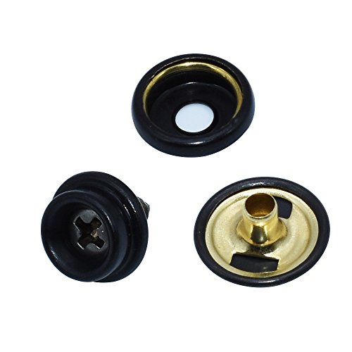 image for TommoT 60pcs Fastener Screw Snaps, Stainless Steel Marine Grade 3/8