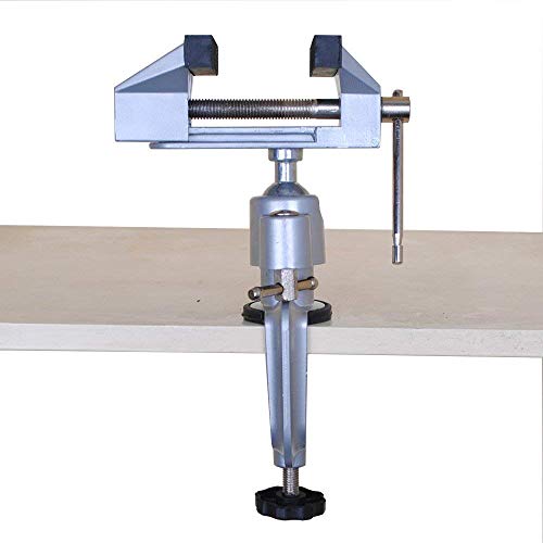 Tanjin Bench Vise 360 Degree Aluminum body Rotating Work Table Vise Jewelry Universal Clamp Fixed Tool