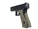 TALON Grips Adhesive Grip Compatible with Glock 17, 22, 24, 31, 34, 35, 37 - Made in The USA (Gen 5 No Back Strap Rubber Moss)