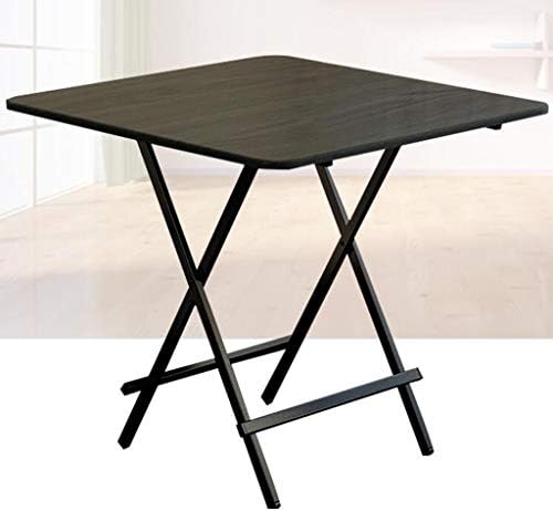 QYSZYG Folding Table/Easy To Eat Folding Table/Small Table/Outdoor Portable Square Table/Home Chess Table Folding table (Size : 80×80×74cm)