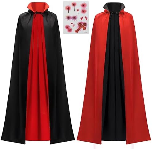 My Other Me Disfraz De Vampiro Infantil Con Chaleco, Pantalón Y Capa | Elegante Traje En Negro Y Rojo | Perfecto Para Halloween Y Fiestas Temáticas