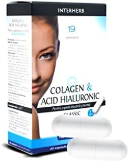 Collagen & Hyaluronic Acid - Contribute to Maintaining the Freshness and Elasticity of the Skin - Skincare Supplements - 30 Capsules