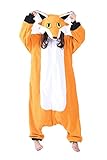 WOTOGOLD Animal Cosplay Costume New Fox Unisex Adult Pajamas