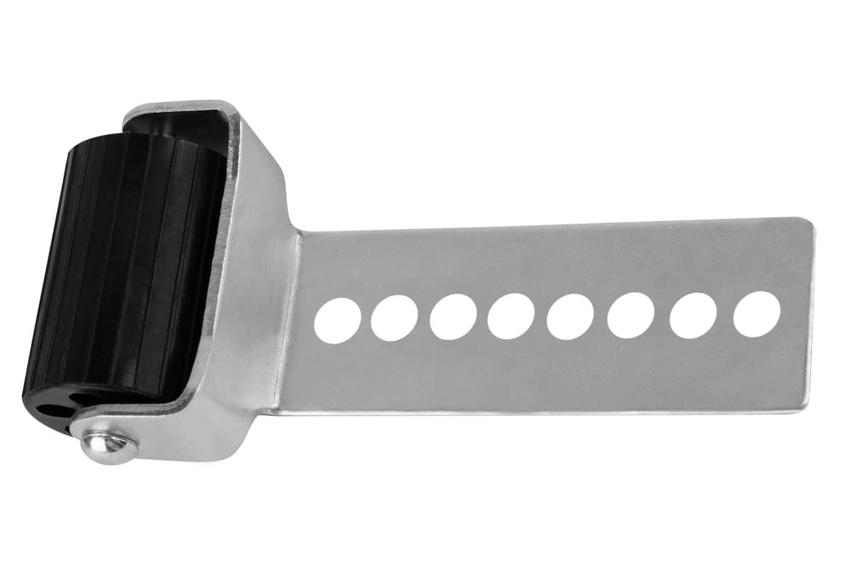 Schellenberg 54100 Flexo Roller for Mini and Maxi System, Multiple Hole Spacing 0.9-6.3 mm, Improves The Run of Wide Shutters, Black