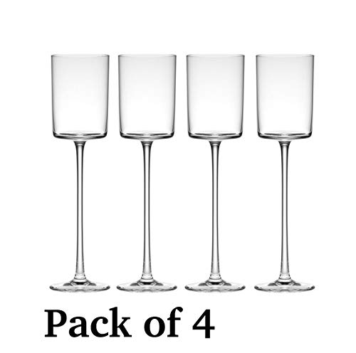 KJGHJ 4 Stücke Champagnerflötengläser Cocktailgläser Elegant Entworfene Hand Geblasen, Lead Free, Champagner-Tassen Set… – Bild 3