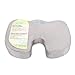 L'ALYSSE Coccyx and Sciatica Orthopedic Comfort Memory Foam Seat Cushion for Office Chair, Truck Drivers,planes and Cars (grey)