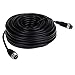 4Pin Connector Plug Video and Power AV Extension Cable Cord Waterproof Shock Proof for Car Truck Bus Caravans Motorhome Horse Trailer Reverse Backup Camera Monitor Parking Kit15 Meters 50Ft by HitCar