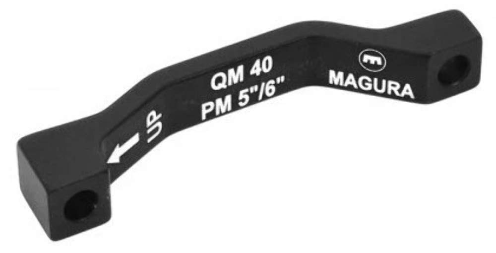 MAGURA Lean Brake Adapter qm40 pm 6 180mm/pm 5 160m, Black