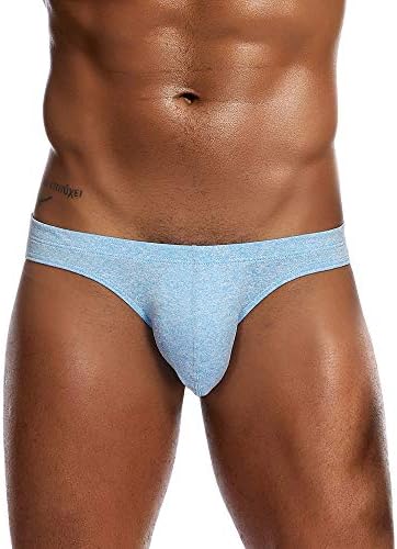 XINHUXIN Mens Underwear Low Waist Solid Color Shorts Underpants Soft Briefs Panties Triangle Briefs