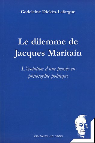 Le  dilemme de Jacques Maritain