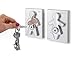 His and Her Key Holders the Couple Human Key Holders (Set of 2) Perfect House Warming Gift for Couples and Newlyweds