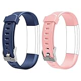 LETSCOM Replacement Bands for Fitness Tracker ID115Plus HR and ID115Pro, Adjustable Wristbands for Women Men