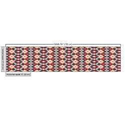 Ambesonne Ikat Fabric by The Yard, Indigenous