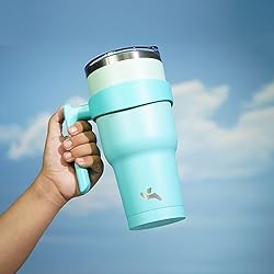 Konokyo 40 oz Tumbler with Handle and 2 Straw 2
