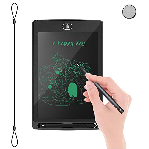LCD-Writing-Tablet-Drawing-Board-Electronic-Writing-Board-85-Handwriting-TabletFridge-Memo-Note-Pad-for-KidsAdults-at-HomeSchoolOfficeBlack