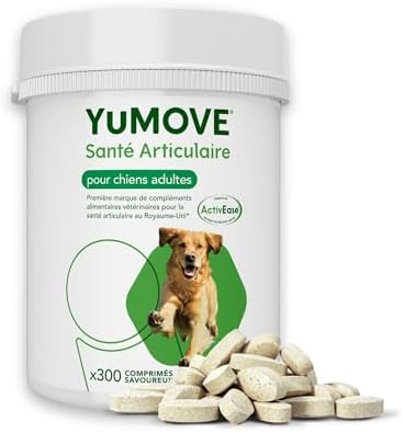 Articulation Chien 2-7 Ans - 300 Comprimés, ActivEase et Omega-3