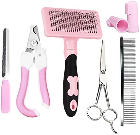 Mercy Shopping Pet Grooming Brush Self Cleaning Professional Shedding Tool Dog Cat Brush Hair Remover Sticker Pet Groomer