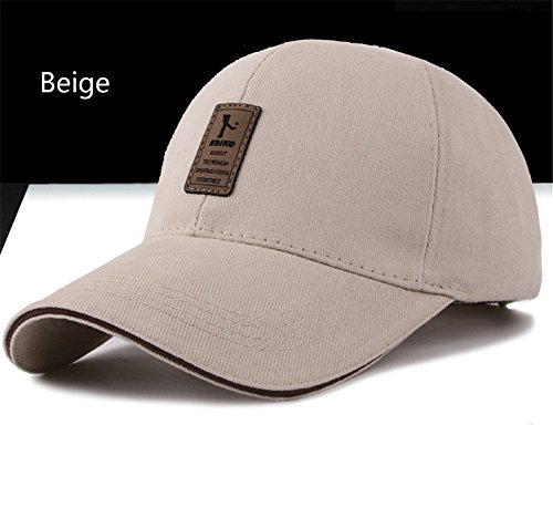 Surborder Shop Blank Adjustable Plain Snapback Hats Caps Beige