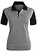 CLOVERY Women's Comfortable Fabric Short Sleeve POLO Shirts BLACK US M/Tag M