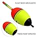 thkfish Fishing Floats, 5Pcs 5g 15g 30g 40g Foam Freshwater Saltwater Luminious Lighting EVA Foam Fishing Floats Crappie Fishing Floats Bobber Slip Tube Kit with 10pcs Glow Sticks