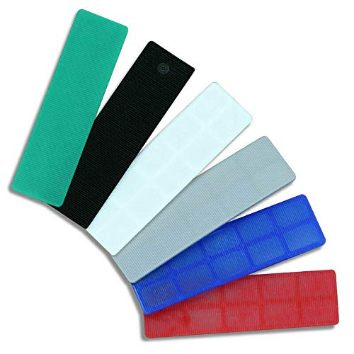 Window Glazing Glass Flat Plastic Packers 100mm x 28mm Several Sizes Available (100, Mixed Bag)
