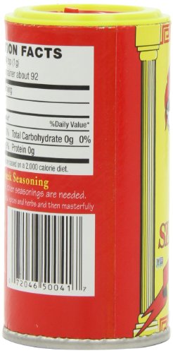 Konriko - Greek Authentic Seasoning 2.5 oz (Pack of 6) - Wheat Free - Gluten Free - No MSG
