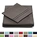 Cosy House Collection Everyday 1500 Series Bed Sheet Set - Ultra Soft & Cool Hotel Bedding - Deep Pocket - Wrinkle, Stain and Fade Resistant - 4 Piece Set (King, Grey)