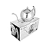 Nati & Home Premium Stainless Steel Pour Over Drip Coffee Kettle - The Original 'Genie' - Built-In Removable Tea Infusion For Tea Coffee Lovers - 1.1 L/4 1/2 Cup