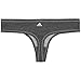 adidas Women's Thong Underwear, Heather Onix/Matte Silver, Medium/Large