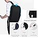 Anti Theft Travel Backpack Business Laptop Backpack Water Resistant College Student Book Bag Black With USB Charging Port For Men & Women By Hanke