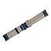 12mm Women's Dark Blue Genuine Replacement Leather Watch Band Alligator Grain 6.89inch Length