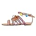 Flat Sandals,Clearance! AgrinTol Women Bohemia Gladiator Leather Sandals Flats Shoes (9, Multicolor)