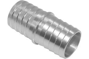 ANPTGHT 3/4 Inch Hose Barb Splice Coupler Repair Fitting, Aluminum Adapter Connector Radiator Coolant Intercooler Heat Exchanger Fluid Designed (1 pcs)