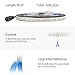 HitLights Cool White LED Light Strip Kit, 16.4 Feet - Includes Power Supply and Dimmer. 300 LEDs, 5000K, 72 Lumens per Foot. 12V DC