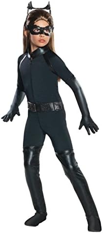 Batman The Dark Knight Rises Girls Catwoman Halloween Costume Dress Up Outfit S