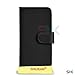 Nokia Lumia 625 Premium Leather Black Wallet Flip Case Cover PouchRED DS+ Screen Protector & Polishing Cloth SVL0 BY SHUKAN, (WALLET BLACK)