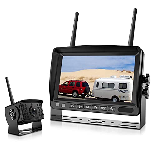 Digital Wireless Backup Camera System, LASTBUS Waterproof Night Vision