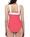 Vintage One Piece Bathing Suits Swimsuit Push Up Swimwear for Women Cute Pink M
