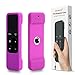 Akwox Apple TV Siri Remote Case with Lanyard (Purple) - For 4th/5th Gen, Not 4K 6th Gen
