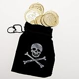 Pirate Drawstring Bag & Coins
